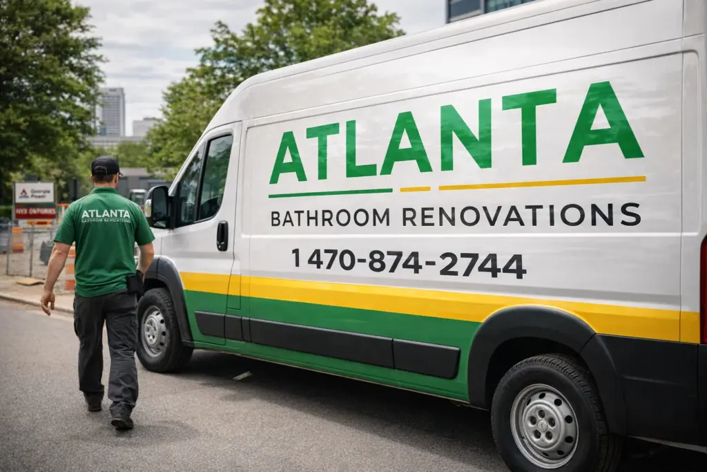 Atlanta Bathroom Renovations - Branded Van 2